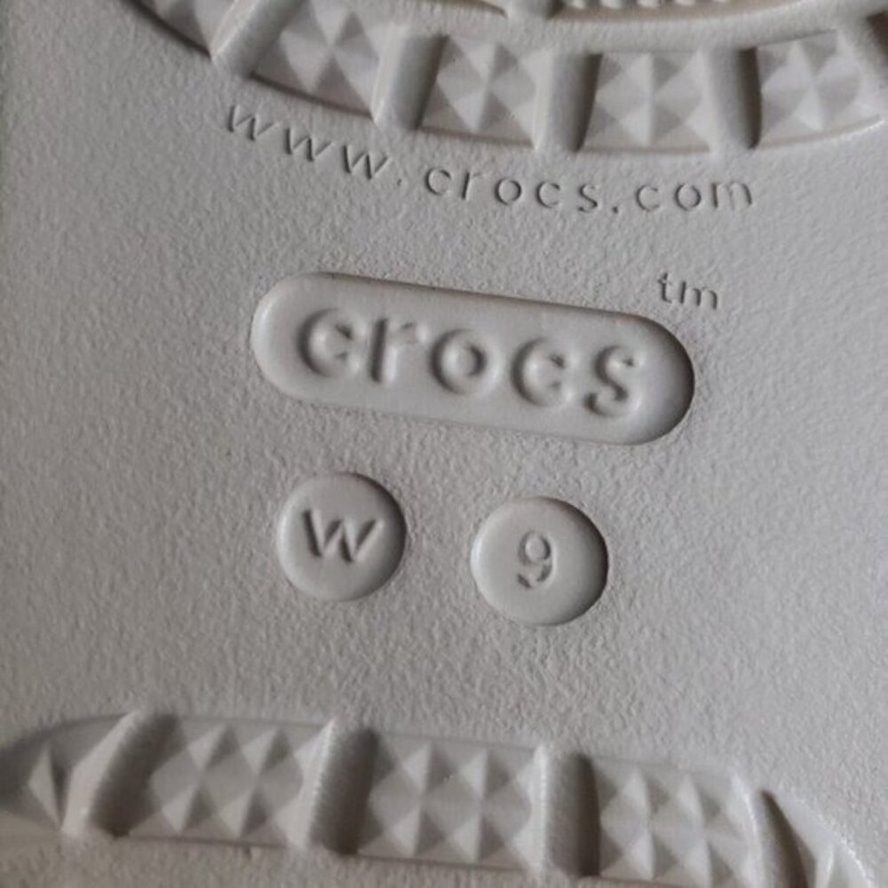 NWT - Crocs Women's Sloane Glitter Flip Flop Wedge Sandals W9 - Picture 8 of 10